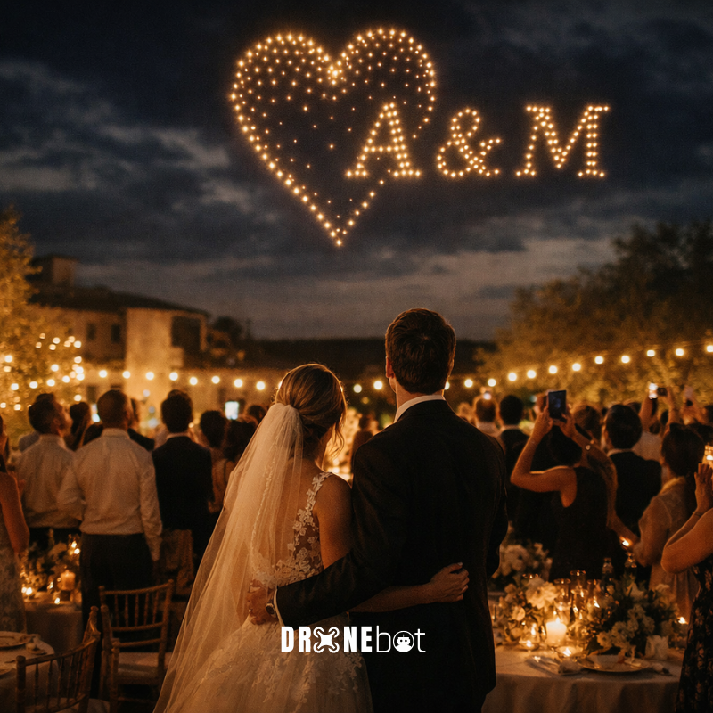 DRONE LIGHT SHOW PER MATRIMONI ED EVENTI ESCLUSIVI
